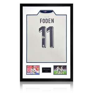 Phil Foden Signed England 2024 Shirt Premium Frame