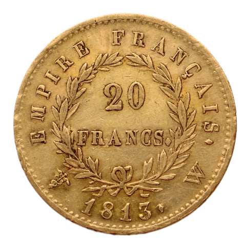 France. Napoleon I. 20 Francs 1813 W