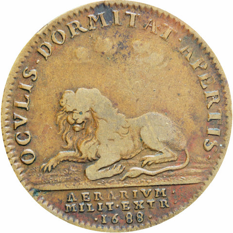 France 1688Louis XIV Ocvlis Dormitat Apertis Token Jeton