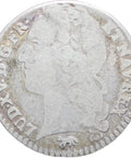 France Louis XV, 1745 12 Sols 110 Ecu Silver Coin A Paris