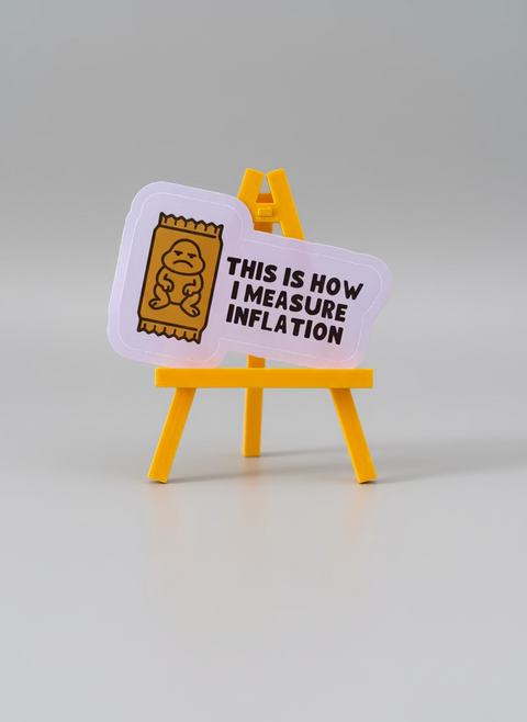 Freddie Inflation Sticker | Funny British Meme Vinyl Sticker