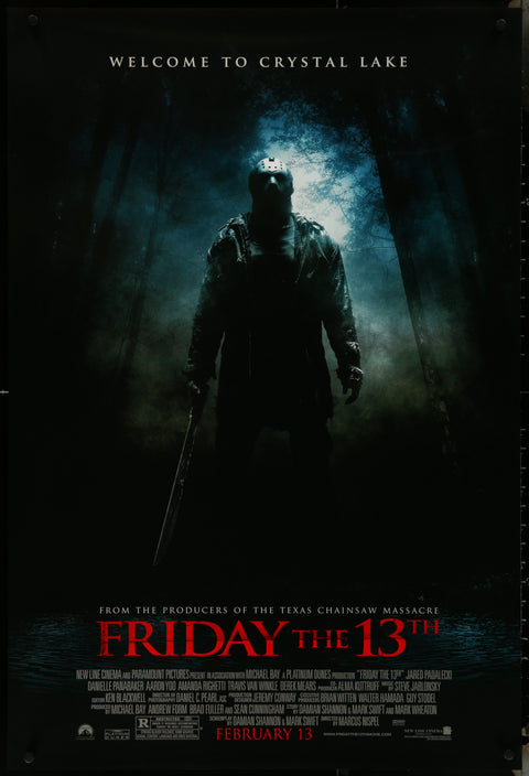 Friday The 13th (2009) Original US One Sheet Movie Poster