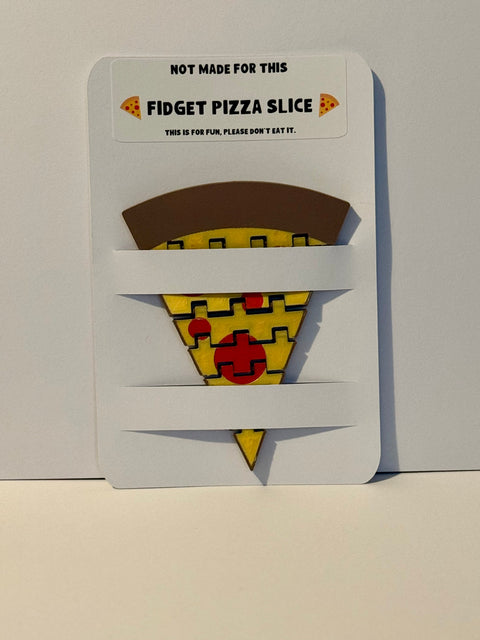 Fidget Pizza Slice | 3D Printed Fidget Toy | Sensory Stim Gift