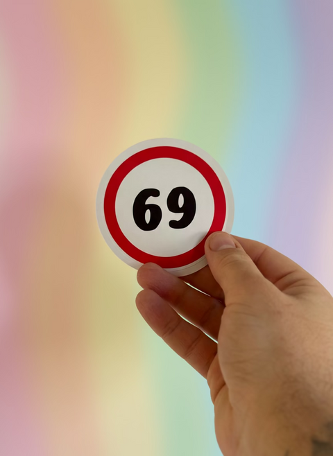 Speed Limit Nice Sticker | Funny Car Bumper Sticker