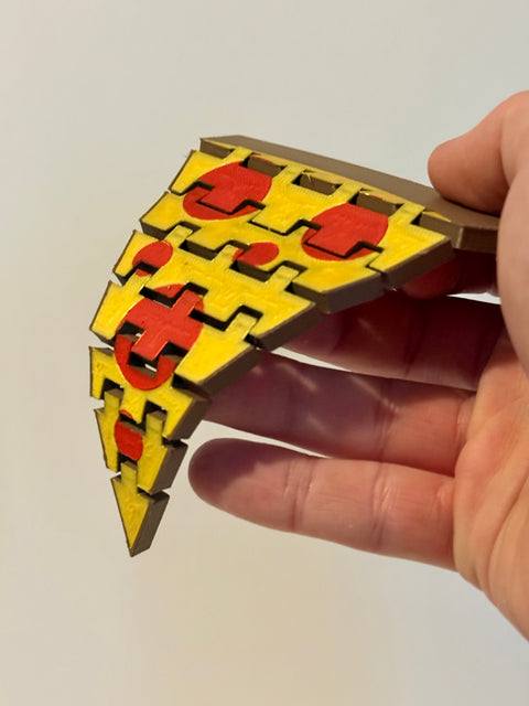 Fidget Pizza Slice | 3D Printed Fidget Toy | Sensory Stim Gift