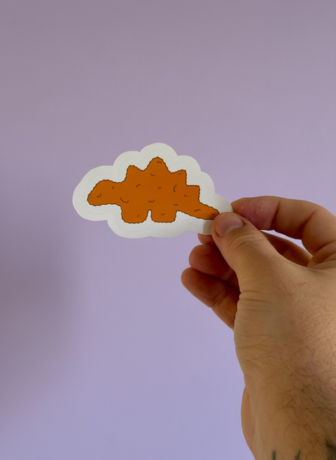 Turkey Dinosaur Sticker | Nostalgic British Food Vinyl Sticker