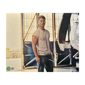 Glen Powell Signed Top Gun: Maverick 10x8 Image 1 (AFTAL Authenticated)