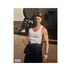 Glen Powell Signed 10x8 Image 2 (AFTAL Authenticated)