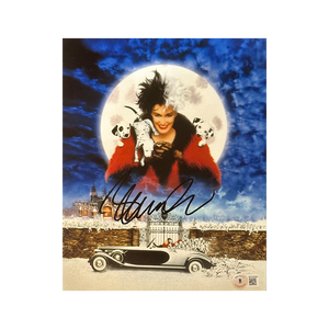 Glenn Close Signed 101 Dalmatians 10x8 Image (Beckett)