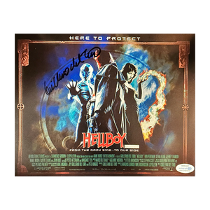 Guillermo del Toro Signed Hellboy 10x8 Image 1 (ACOA)