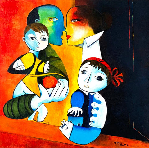 Gabriella Maino (1942- Italia) - La Famiglia