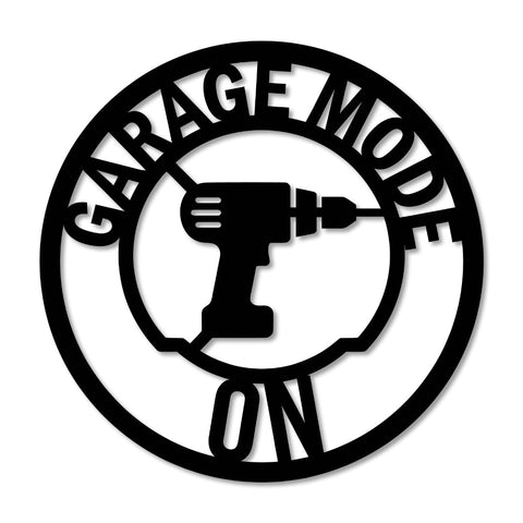 Garage Mode On Wall Art - 30cm