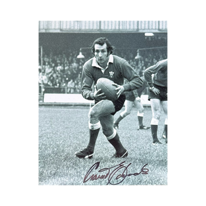 Gareth Edwards Signed Wales Rugby 10x8 #1