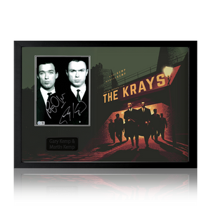 Gary Kemp & Martin Kemp Signed The Krays Image Iconic Frame (AFTAL Authentication)