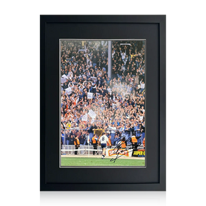 Paul Gascoigne Signed Tottenham Hotspur Image Deluxe Mount Frame
