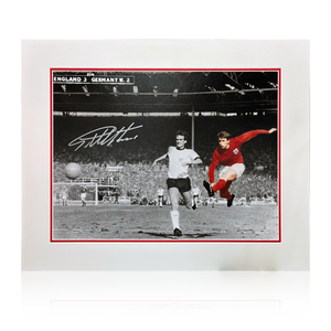 Geoff Hurst Signed England Mount