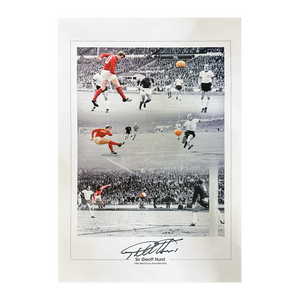Geoff Hurst Signed England 20x16 Image