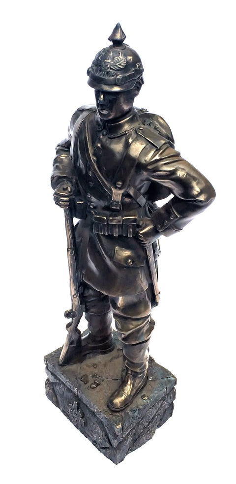 First World War Cold Cast Bronze German Soldier