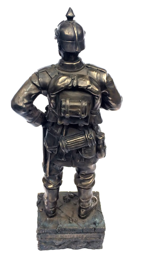 First World War Cold Cast Bronze German Soldier