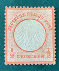 German Empire 1872 - 1/2 Groschen Small Brutschield with good centring - Michel 3