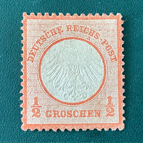 German Empire 1872 - 1/2 Groschen Small Brutschield with good centring - Michel 3