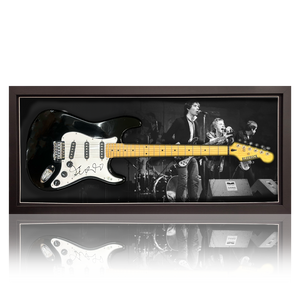 Glen Matlock Signed Sex Pistols Guitar Frame (Beckett)