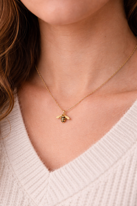 Golden Bee Pendant