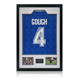 Richard Gough Signed Rangers Shirt Premium Frame