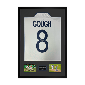 Darren Gough Signed England Cricket Shirt Premium Frame