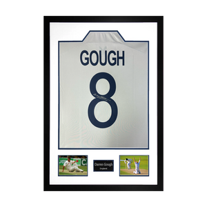 Darren Gough Signed England Cricket Shirt Premium Frame