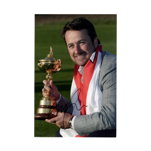 Graeme McDowell Signed 12x8 Image
