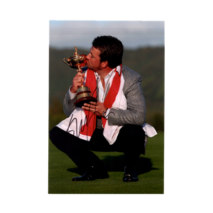 Graeme McDowell Signed 12x8 Image