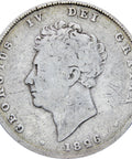 Great Britain 1826 Shilling George IV Coin Silver