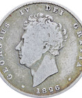 Great Britain 1826 Shilling George IV Coin Silver