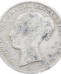 Great Britain Queen Victoria 1844 Shilling Silver Coin