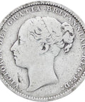 Great Britain Queen Victoria 1883 Shilling Silver Coin