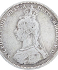 Great Britain Queen Victoria 1887 Shilling Silver Coin