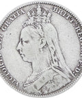 Great Britain Queen Victoria 1890 Shilling Silver Coin