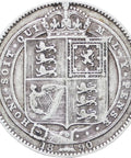 Great Britain Queen Victoria 1890 Shilling Silver Coin