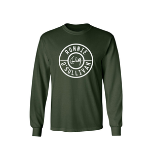 Retro Longsleeve T-Shirt - Forest Green