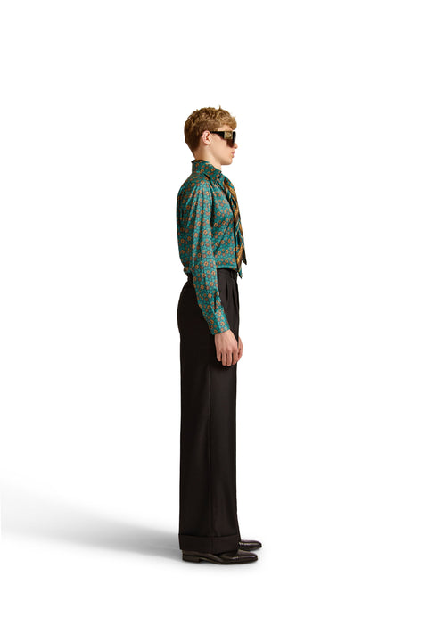 Tailored Fit Monogram Shirt