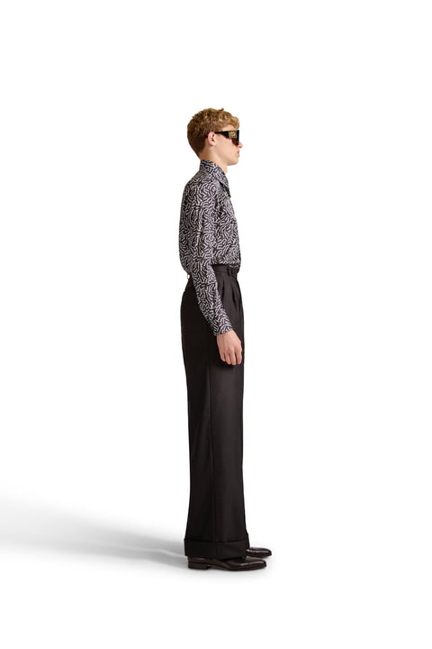 Tailored Fit Monogram Shirt