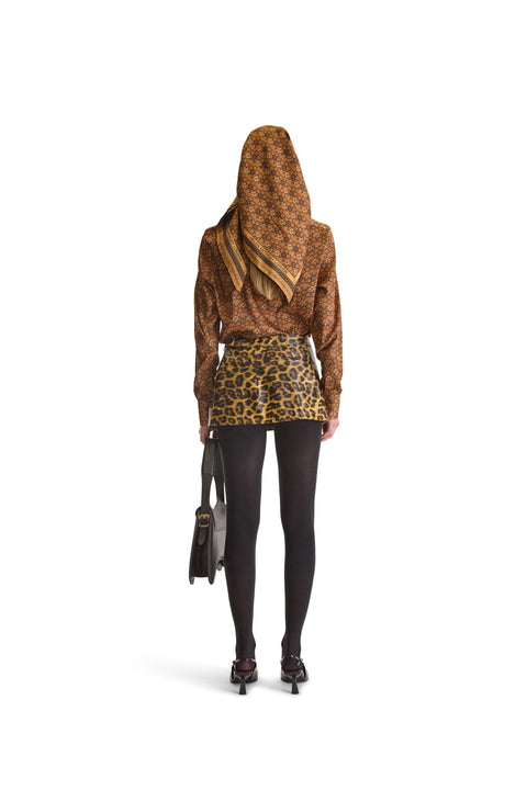 Exclusive Monogram Twill Silk Scarf