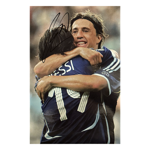 Hern‡n Crespo Signed Argentina 12x8 Image 2