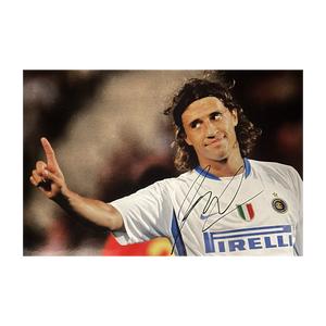 Hern‡n Crespo Signed Inter Milan 12x8 Image 1