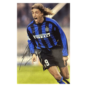 Hern‡n Crespo Signed Inter Milan 12x8 Image 2
