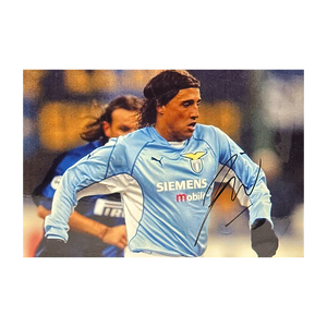 Hern‡n Crespo Signed Lazio 12x8 Image 1