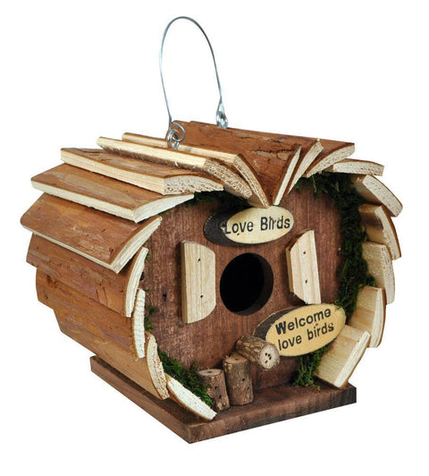 Vogelhotel aus Holz