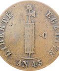 Haiti 1846 2 Centimes Coin