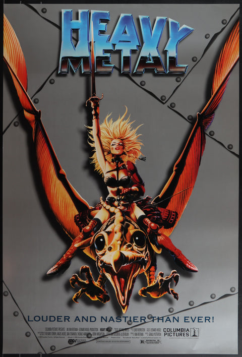 Heavy Metal (1996 RR) Original US One Sheet Movie Poster